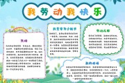 我劳动我快乐五一劳动节手抄报