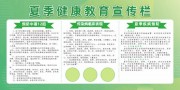 夏季健康小常识展板