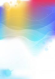 炫彩动感线条海报背景