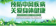 预防中风健康科普海报图片