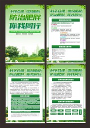 世界防治肥胖日宣传海报图片