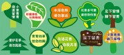 创意卡通花草牌爱护花草标语牌