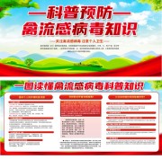 一图读懂禽流感病毒科普知识宣传栏图片