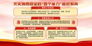 灭火消防安全四个能力知识展板