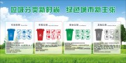 垃圾分类宣传展板图片素材