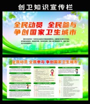 创卫知识板报设计