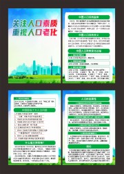 中国人口日宣传系列海报图片