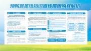蓝色预防登革热知识宣传栏