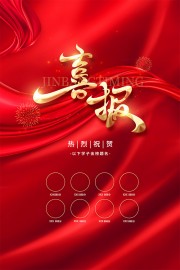 金榜题名高考喜报贺报