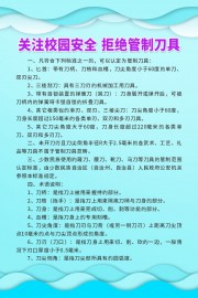 关注校园安全宣传挂图图片