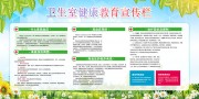 卫生健康教育宣传栏图片素材