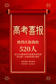 高考喜报图片素材