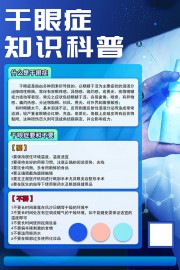 干眼症知识科普海报