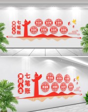 算好人生七笔账文化墙