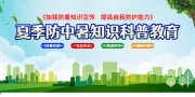 夏季预防中暑科普宣传海报图片