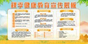 秋季健康教育宣传栏