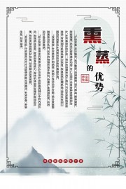 夏季熏蒸中医文化海报