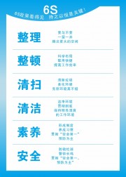6s管理制度挂画