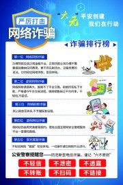 防诈反诈宣传海报图片素材