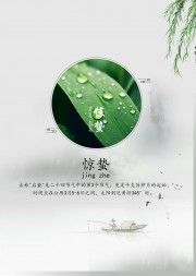 惊蛰节气海报