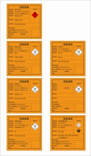 危险废物不干胶标签素材下载