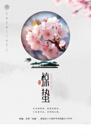 二十四节气惊蛰海报