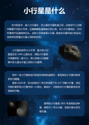 小行星大百科天文知识海报图片