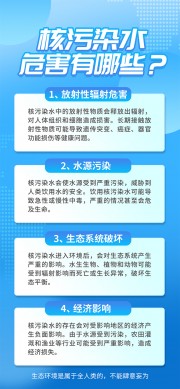 蓝色核污染水危害有哪些广告