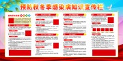 预防秋冬季感染病知识宣传栏