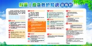 科普应急救护知识宣传栏图片下载