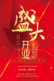 盛大开业海报图片素材