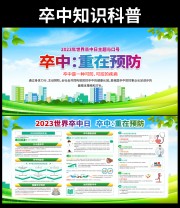 卒中知识科普展板