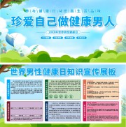 男性健康科普宣传栏图片素材