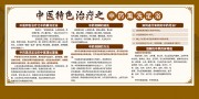 中医特色治疗中药熏洗足浴展板