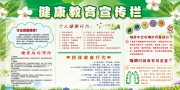 健康教育社区宣传栏图片下载