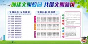 文明校园宣传栏图片素材