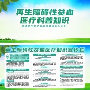再生障碍性贫血医疗知识科普展板图片