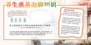 中医养生泡脚科普宣传展板图片
