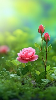 月季花图片素材