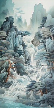 意境山水画图片
