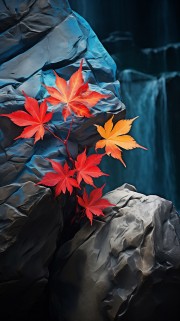 夹缝中的枫树