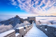 长城银装素裹图片