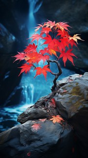 红枫叶图片