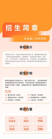 学校招生简章简介模板下载