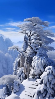 壮观的雪松美景