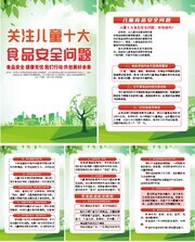 关注儿童十大食品安全问题挂图图片