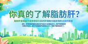 防治脂肪肝知识科普海报下载