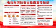 电动车消防安全指南宣传知识展板