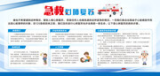心肺复苏健康科普宣传栏图片素材