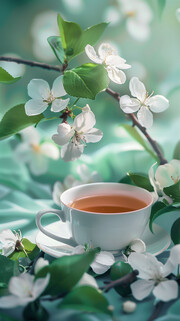 咖啡早茶图片